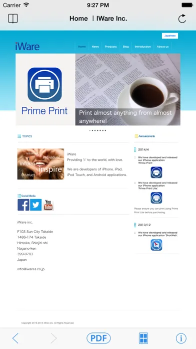ShotWeb: Web to PDF Screenshots