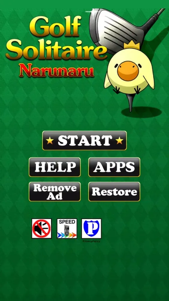 GolfSolitaireNarunaru 스크린샷