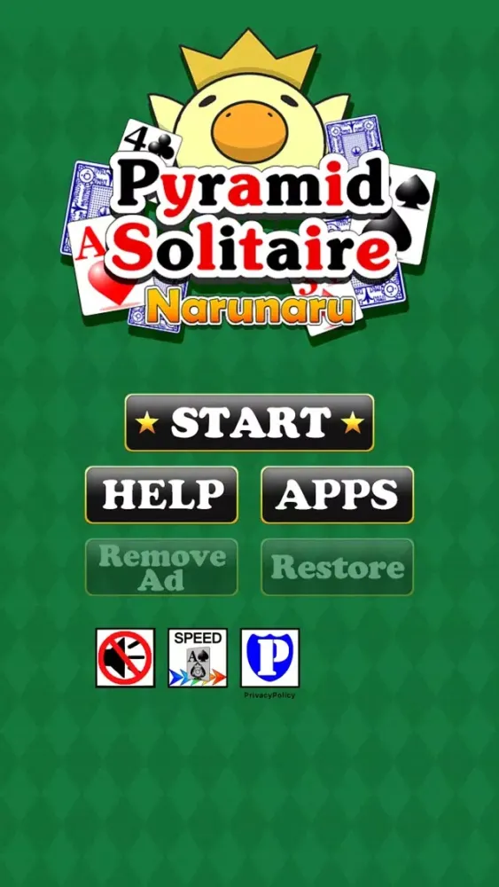 PyramidSolitaireNarunaru スクリーンショット