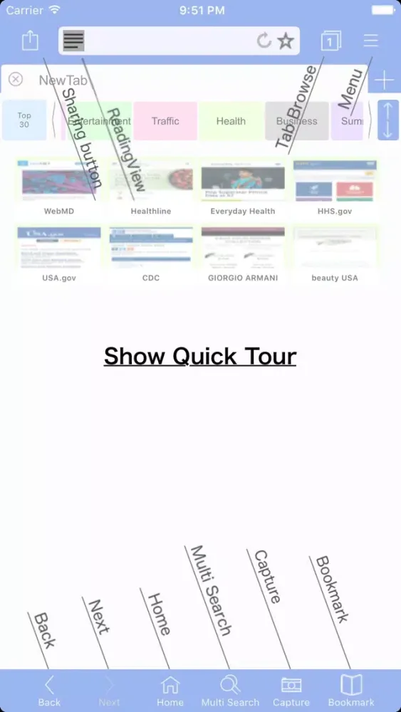 Jetrun WebBrowser / Comparison search سکرین شاٹس