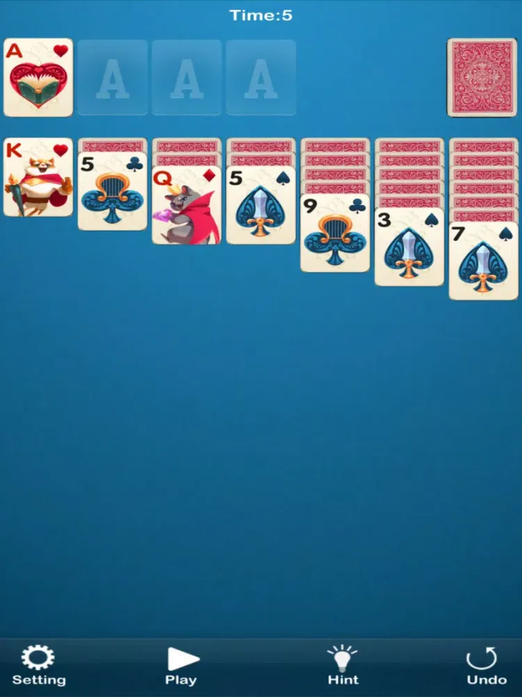 Classic Solitaire 98 iPad  Ekran Görüntüleri