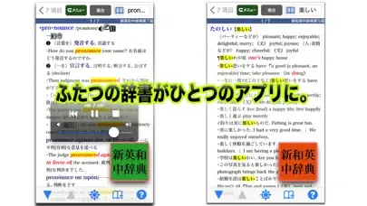 Tangkapan skrin 新英和中辞典・新和英中辞典【研究社】(ONESWING)