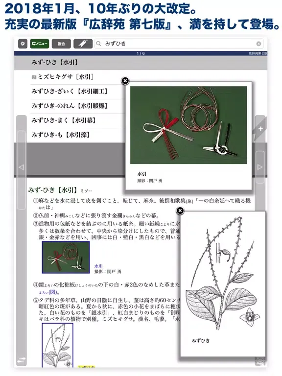 Ảnh chụp màn hình của 広辞苑第七版【岩波書店】(ONESWING) iPad 