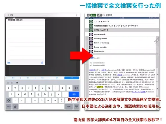 南山堂医学大辞典 第19版・医学英和大辞典 第12版 iPad 应用截图