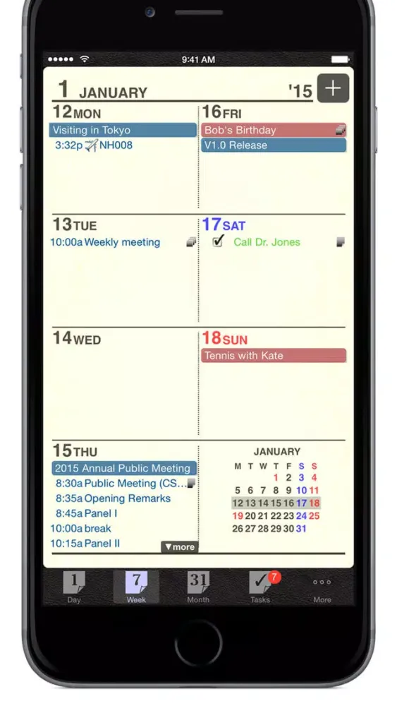 Refills - Calendar & Tasks سکرین شاٹس
