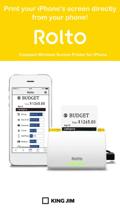 Rolto - Compact Wireless Screen Printer স্ক্রিনশট