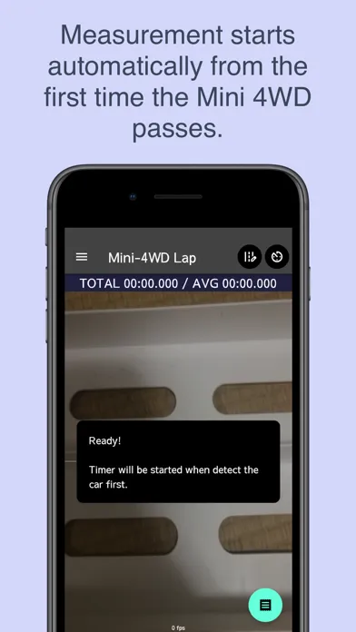 Tangkapan layar Mini4WD-LapTimer