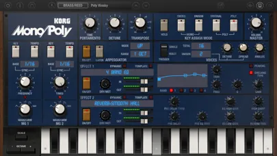 Скриншоты KORG iMono/Poly