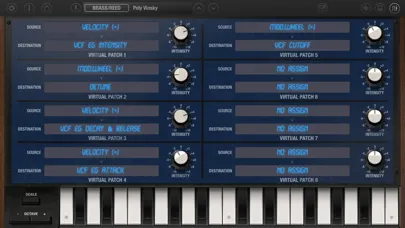 Скриншоты KORG iMono/Poly