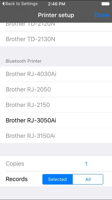 Tangkapan layar Label Print for brother