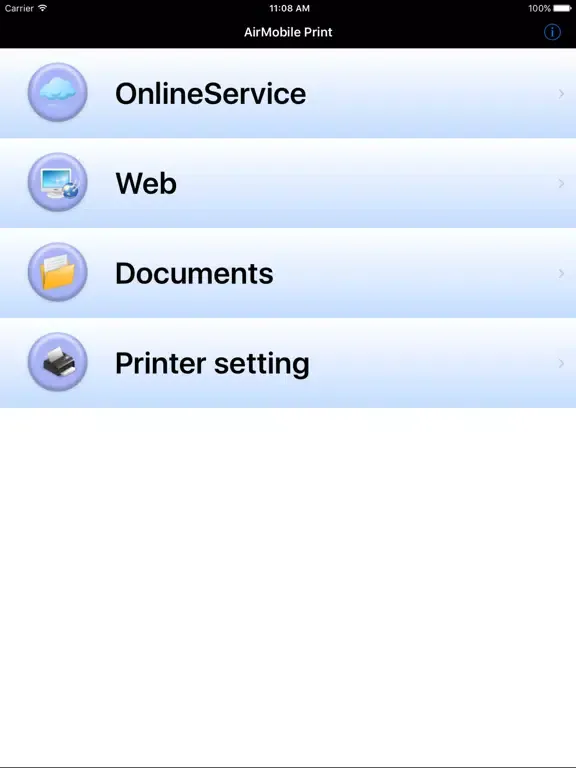 AirMobile Print for brother iPad  Ekran Görüntüleri
