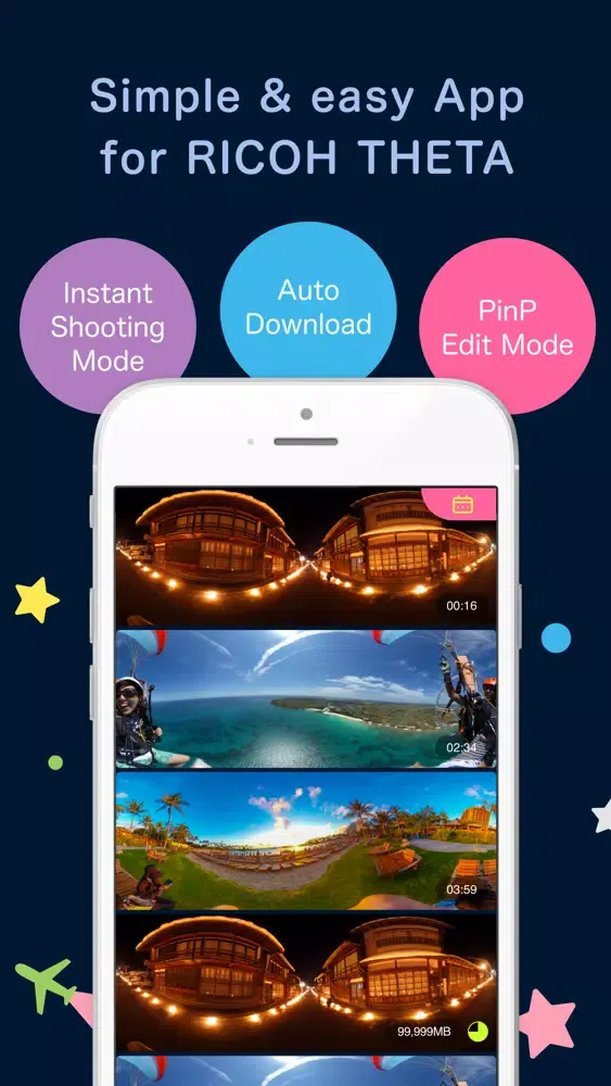 easy 360 for RICOH THETA Screenshots