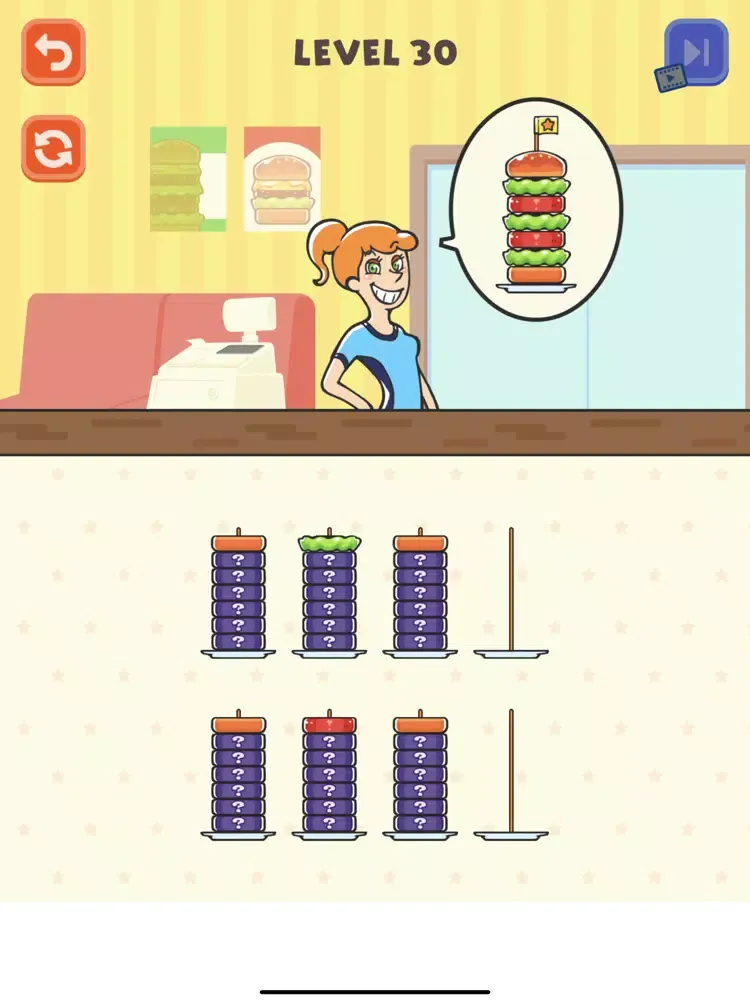 Hamburger Sort Puzzle iPad  স্ক্রিনশট