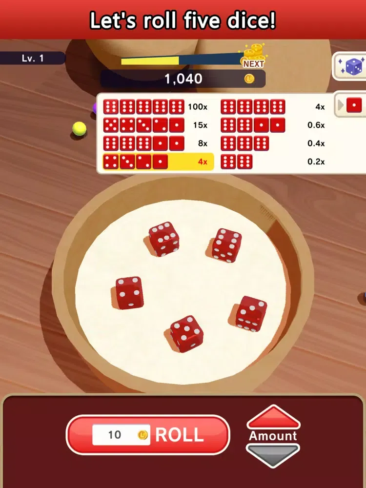 Ảnh chụp màn hình của Miracle Dice! iPad 