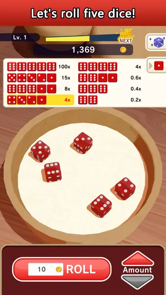 Ảnh chụp màn hình của Miracle Dice!