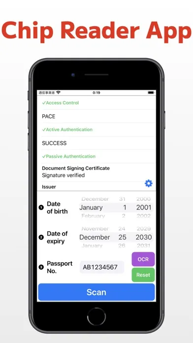 Passport Reader - NFC Passport Screenshots