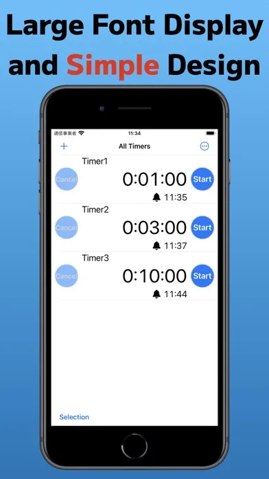 ++Timer Screenshots