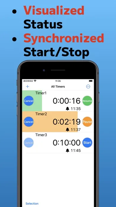 ++Timer Screenshots