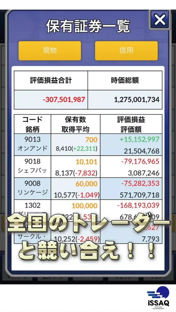 iトレ2 - バーチャル株取引ゲーム應用截圖