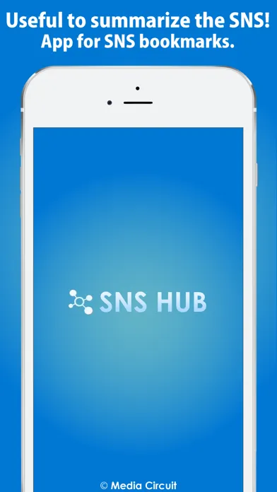 Capturas de tela do SNS HUB