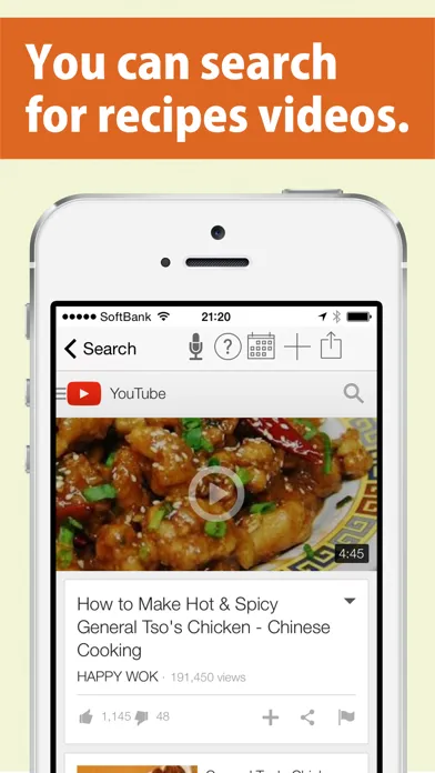 Captures d'écran de Recipe Search