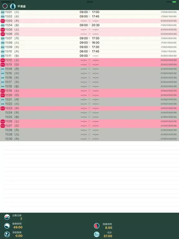 OnWork Manager iPad 应用截图