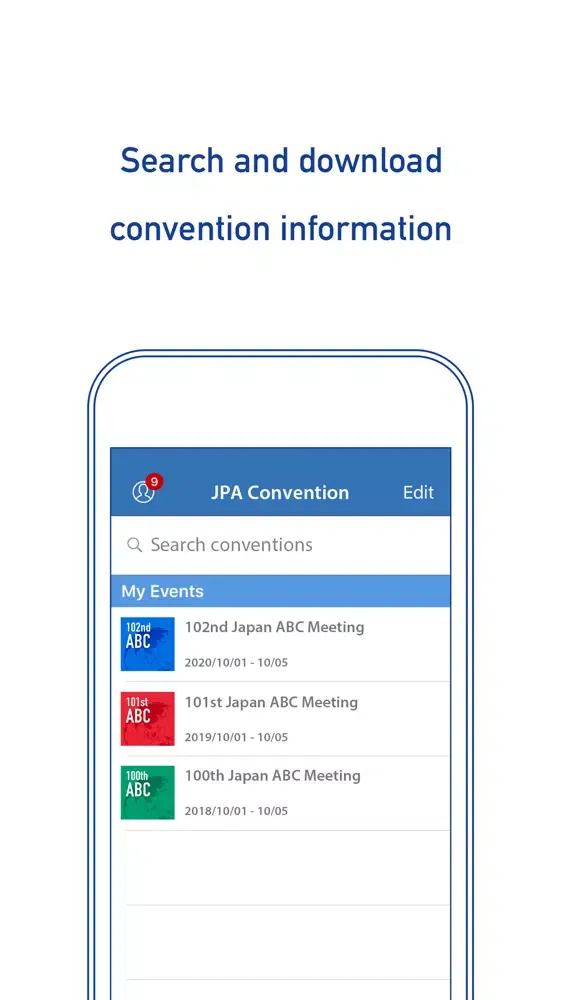 Capturas de pantalla de JPA Convention