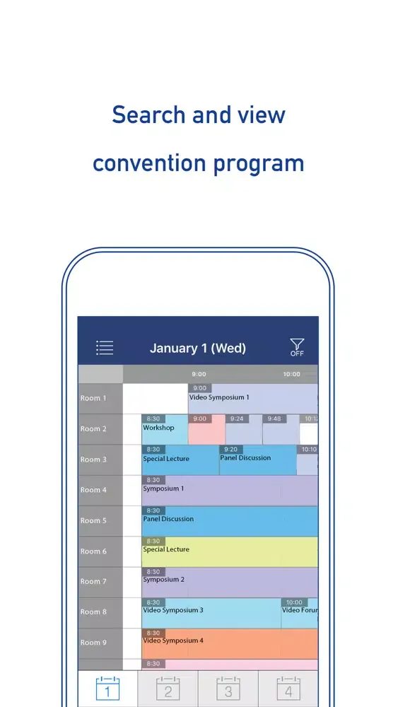 Capturas de pantalla de JPA Convention