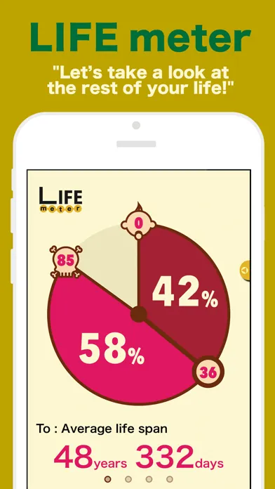 LIFE meter - Let's take a look at the rest of your life! Screenshots