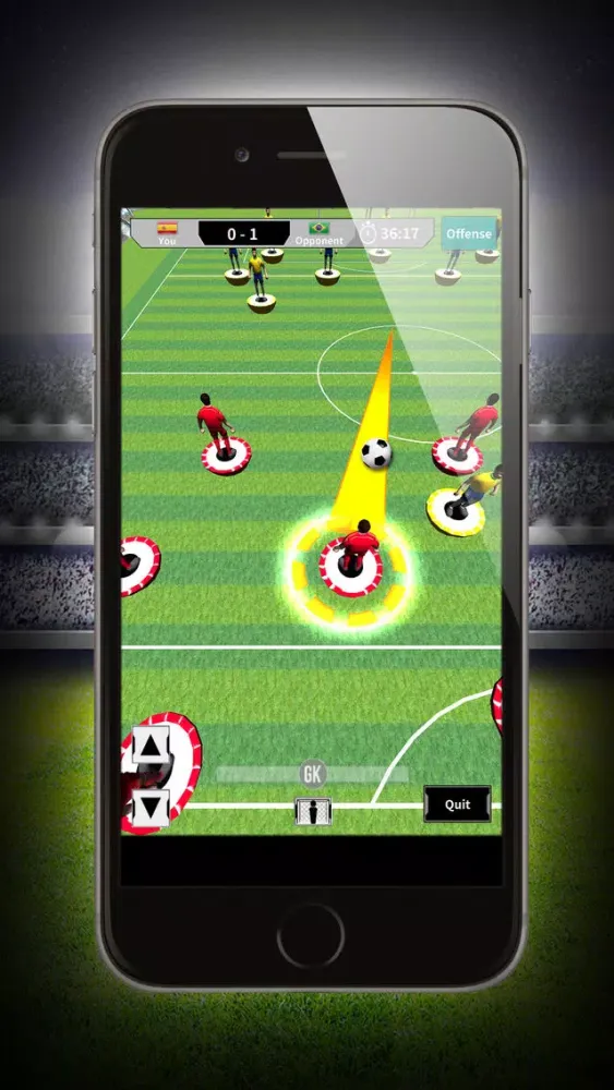 Скриншоты Flick Table Soccer - Subbuteo like free online foosball games