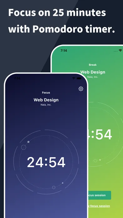 Capturas de pantalla de TimePod - Time Tracking
