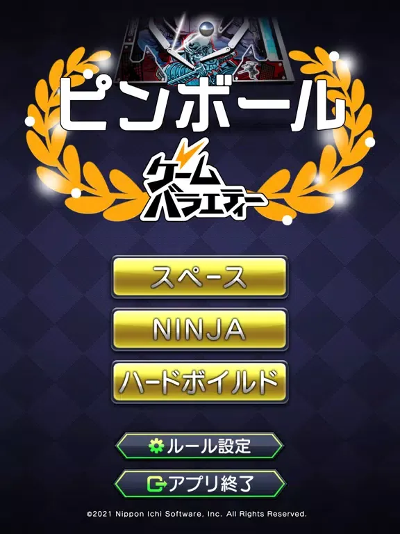 Tangkapan skrin ゲームバラエティー ピンボール iPad 