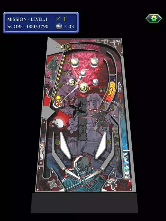 Tangkapan skrin ゲームバラエティー ピンボール iPad 