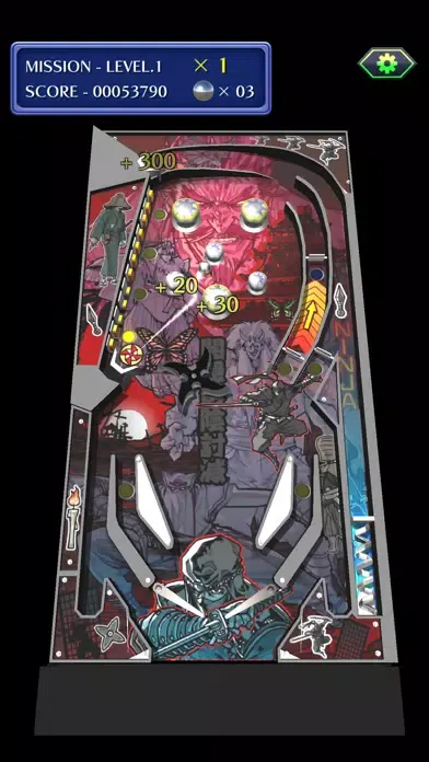 Tangkapan skrin ゲームバラエティー ピンボール