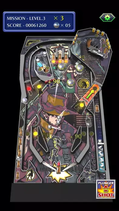 Tangkapan skrin ゲームバラエティー ピンボール