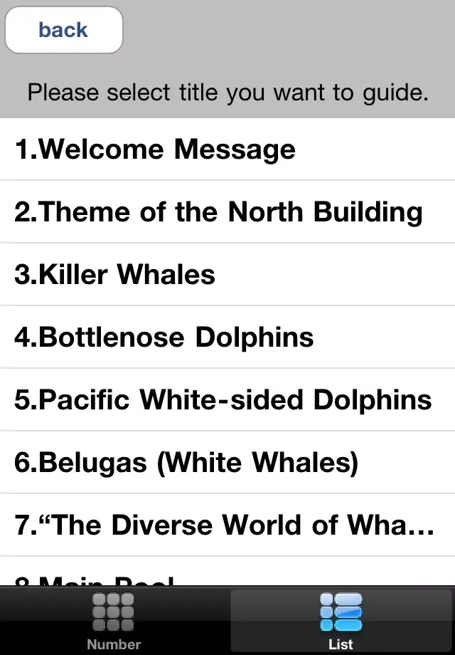 Screenshot di Audio Guide - The Port of Nagoya Public Aquarium -