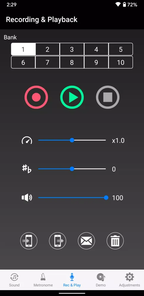 Zrzuty ekranu ProRecord
