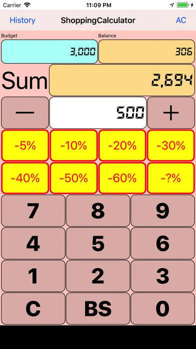 ShoppingCalculator byNSDev应用截图