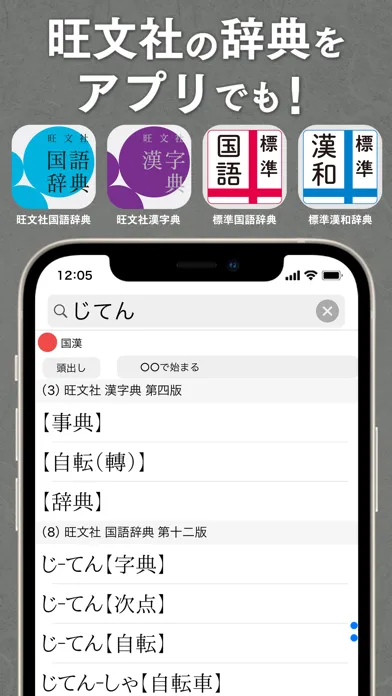 Ảnh chụp màn hình của 旺文社辞典アプリ