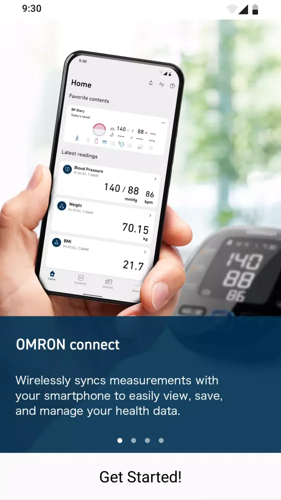 OMRON connect应用截图