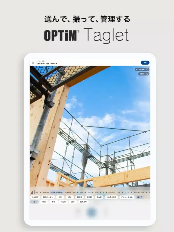 Tangkapan layar OPTiM Taglet iPad 