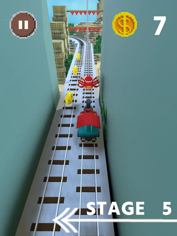 Tangkapan skrin CRAZY TRAINS iPad 