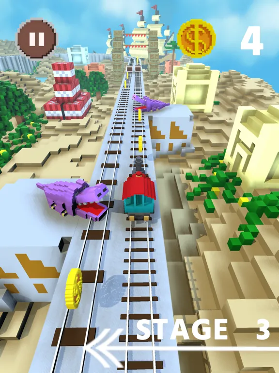 Tangkapan skrin CRAZY TRAINS iPad 