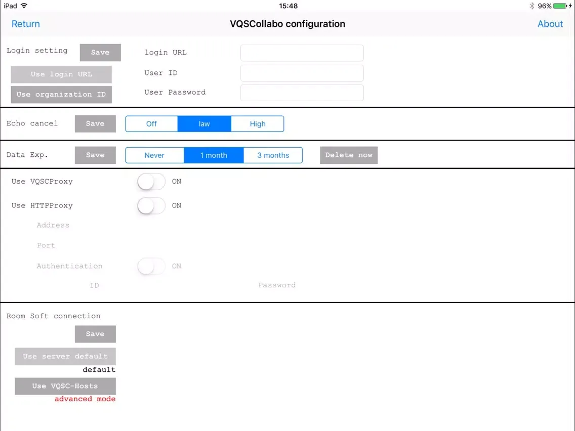 VQSCollabo Mobile Meeting iPad 应用截图