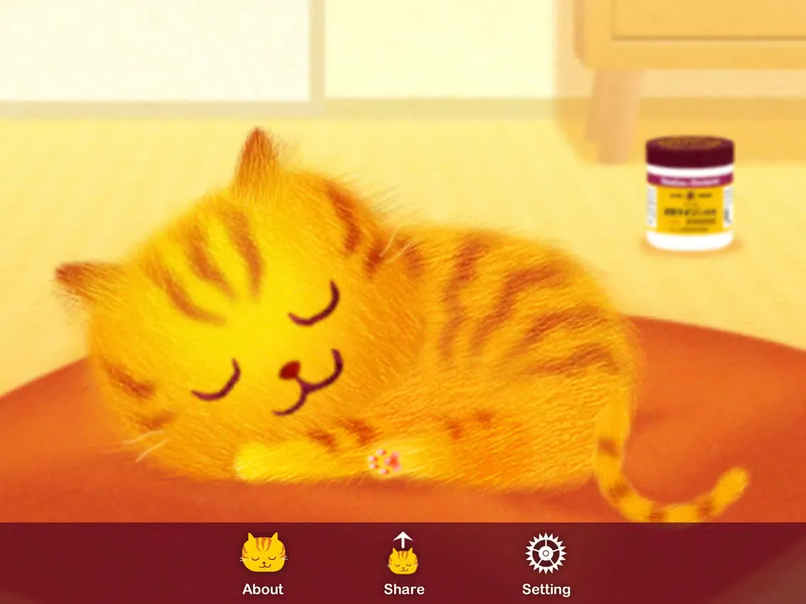 Petting Cat Oronyain iPad  स्क्रीनशॉट