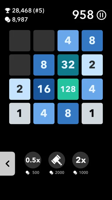 Number Tiles - Puzzle, Brain Training, Brain Games स्क्रीनशॉट