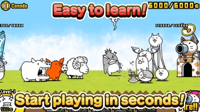 Tangkapan skrin The Battle Cats