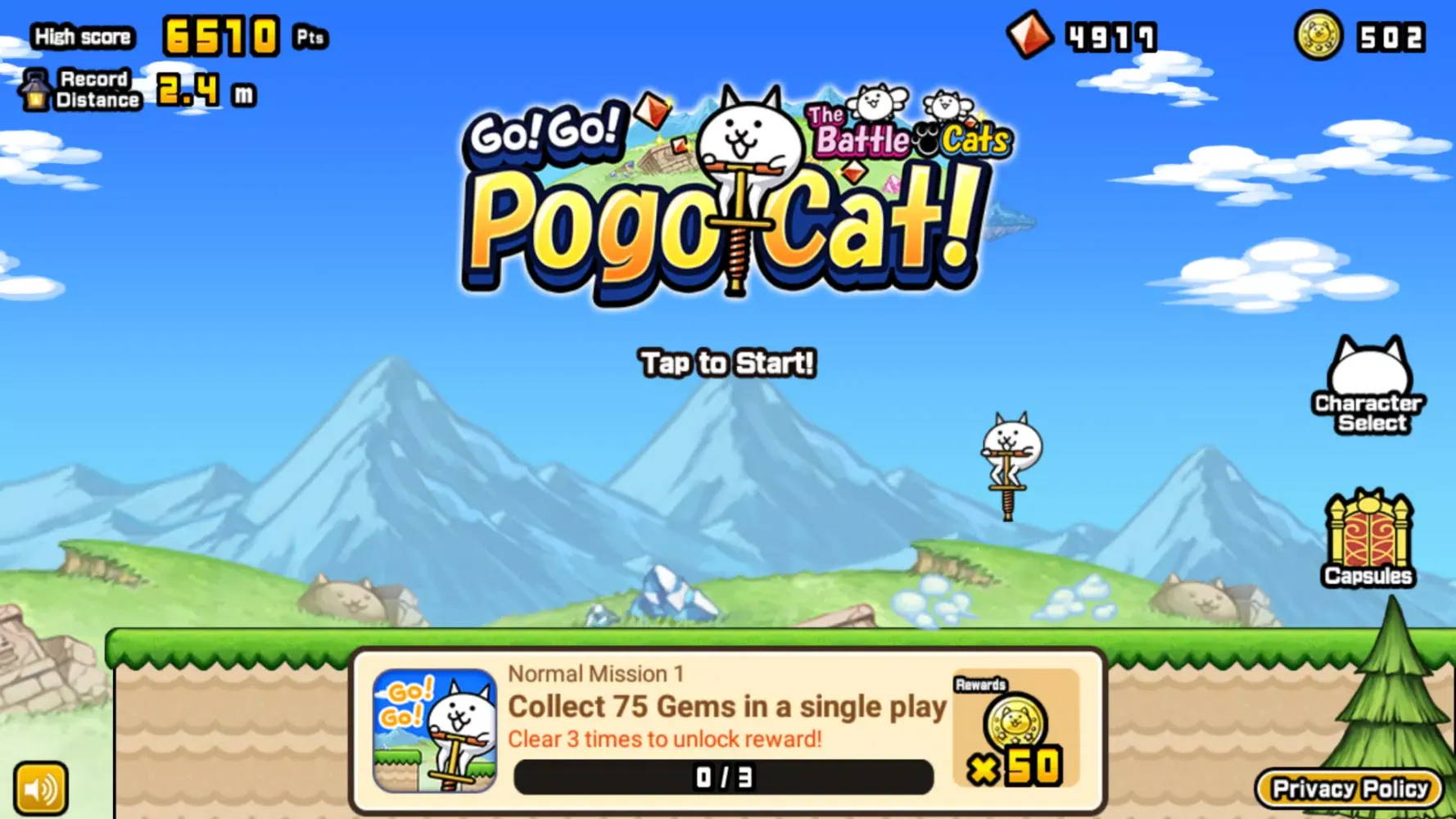 Скриншоты Go! Go! Pogo Cat