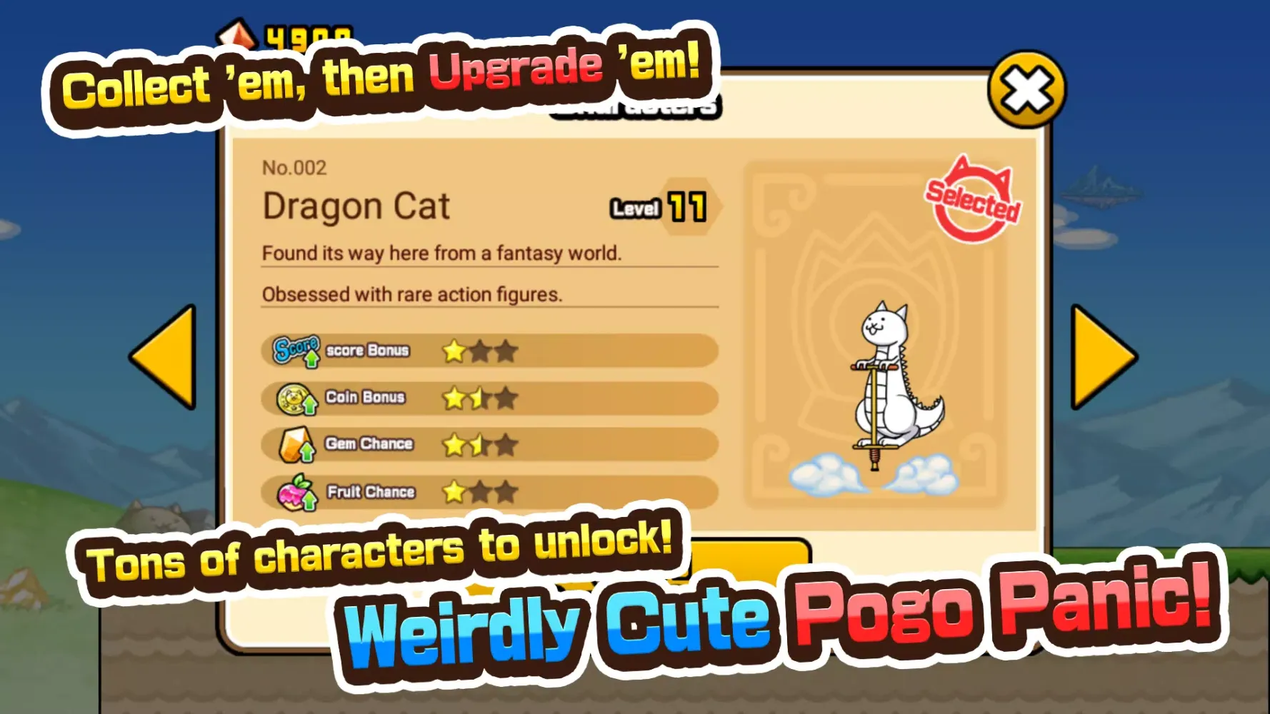 Скриншоты Go! Go! Pogo Cat