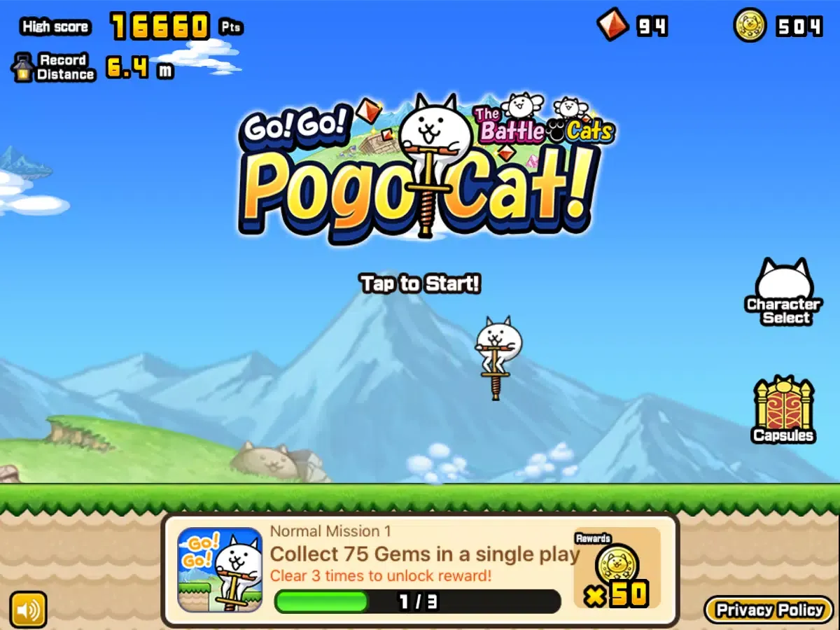 Скриншоты Go! Go! Pogo Cat
